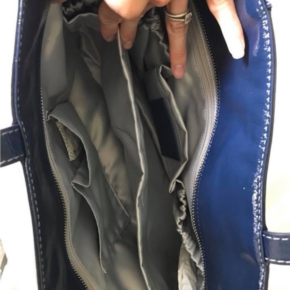 *STUNNING!* Coach Denim Blue Tote Bag/Diaper Bag in ORIGINAL PACKAGING - Picture 5 of 8